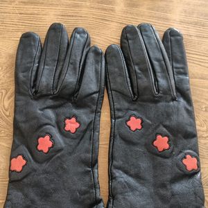 Leather Gloves For Girls