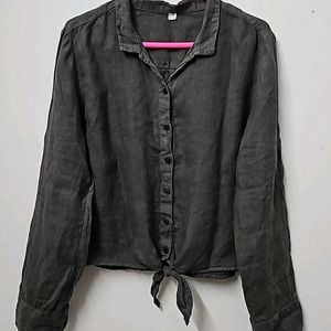 Charcoal Grey Semi Formal Shirt