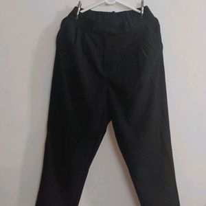 H&M pleated black formal trouser