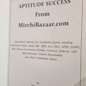 Aptitude book for all one day exams