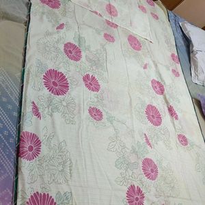 Single Bedsheet With 2 Pillow Covers