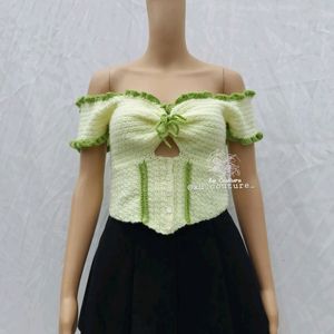 Crochet Victorian Corset Top