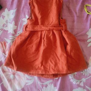 Girls Orange Dress