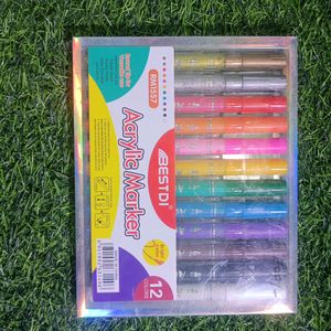 Acrylic Marker Set Of 12