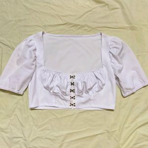 White Milkmaid Blouse