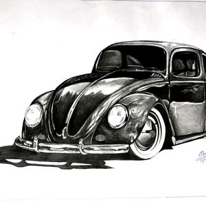 Volkswagen Beetle Sketch