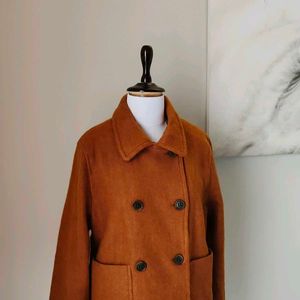 🆕 Imported Detailed Pocket Coat With Buttons