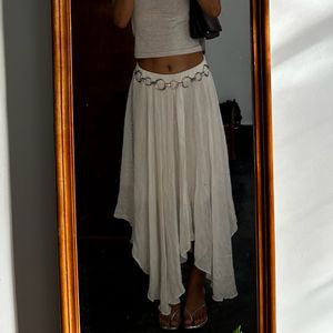 Asymmetrical Midi Skirt