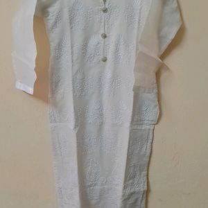 Chikankari Plazo Suit