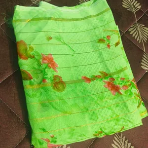 Zari Saree (Green)