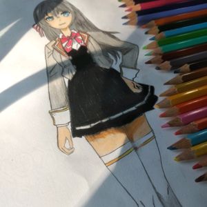 Alya Anime Drawing