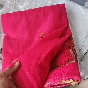 Brand New Embroidered Saree