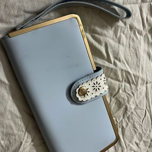 Sky Blue Coloured Wallet