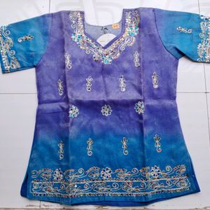 Fancy Work Lehenga choli (9-11 Years)