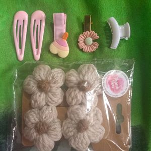 Combo Pack Of 7 Hairclips