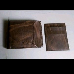 gents wallet & key chain combo