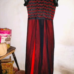 Red And Black Pritiest Dress For Women