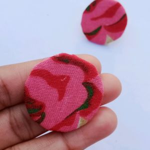 handmade fabric earrings