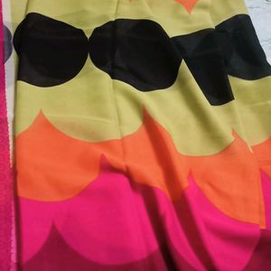 Simple Light Weight Multicolour Saree