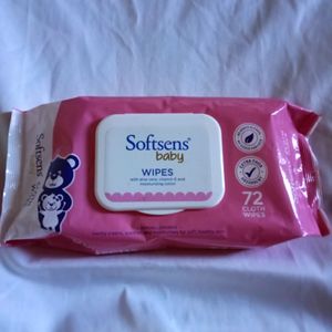 Soften Baby Wipes Pack Of 1.