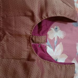 Blouse Magenta Silk