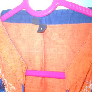 Orange Color Kurti For Sale