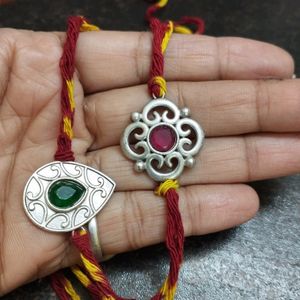 Brass Rakhi In 6 Different Designs 💕👌👌👌