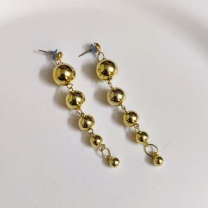 Gold Danglers Earrings