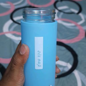 Glass Water Bottle Pack Of 2