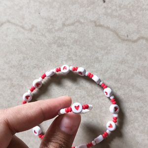 Heart Beads Bracelet & Ring