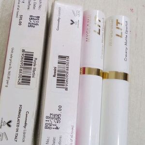 2pc MYGLAMM lit creamy matte Lipsticks