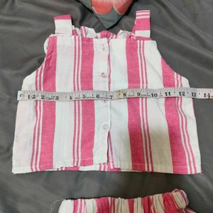 Cotton Co Ord Set For 4-6 Year Old Girl