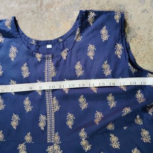 Ethnic Ananrkali Kurti With Jecket