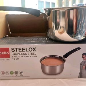 Cello SAUCE PAN/ MILK PAN STEELOX