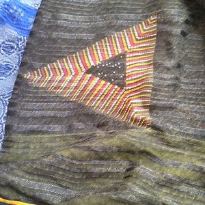 Silk Olive Colour Saree