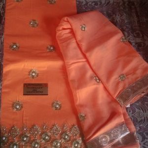 New Unstitched Suit With Dupatta