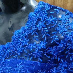 Royal Blue Lace Dress