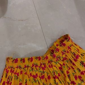 S-M Size Floral Skirt