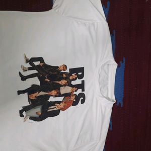 Women's BTS Tshirt Round Neck Polyester