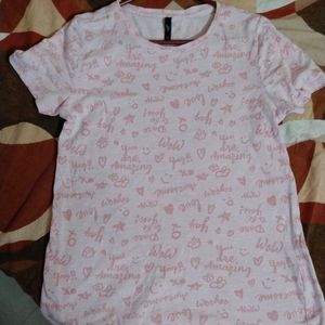 Baby Pink Tshirt. Good Condition