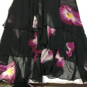 Black Floral Dress Fits Bust 36-38