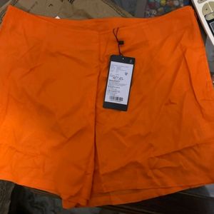 Orange Skorts +shorts