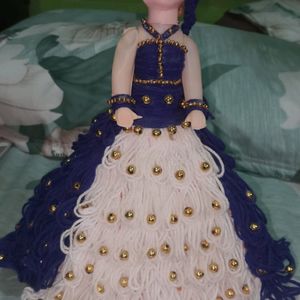 Bridal Doll Colour Blue And White