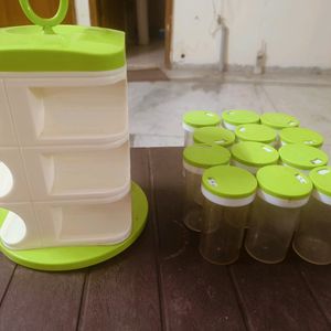 Rotatable Masala Containers