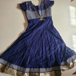 Anarkali Style Kurti With Pant And Dupatta