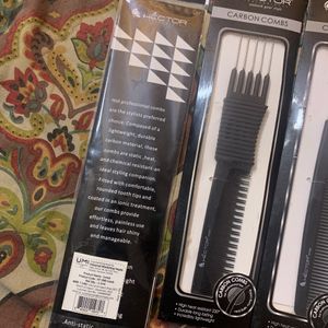 Hector Professional Carbon Combs Set Of 3