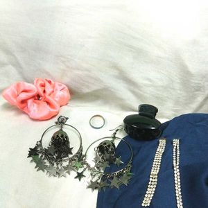 Earing Combo, Hairband And Ring