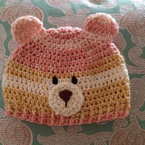 Crochet Baby Bear Hat