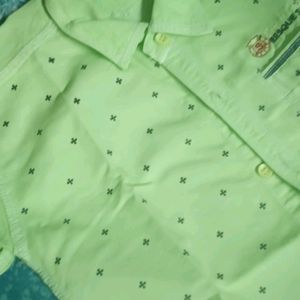 Boy Green Shirt