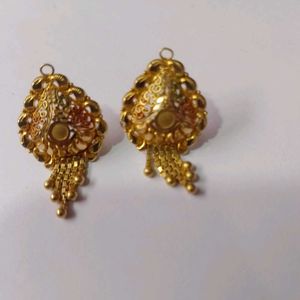 Gold Plated Earrings Gaurenty Polish